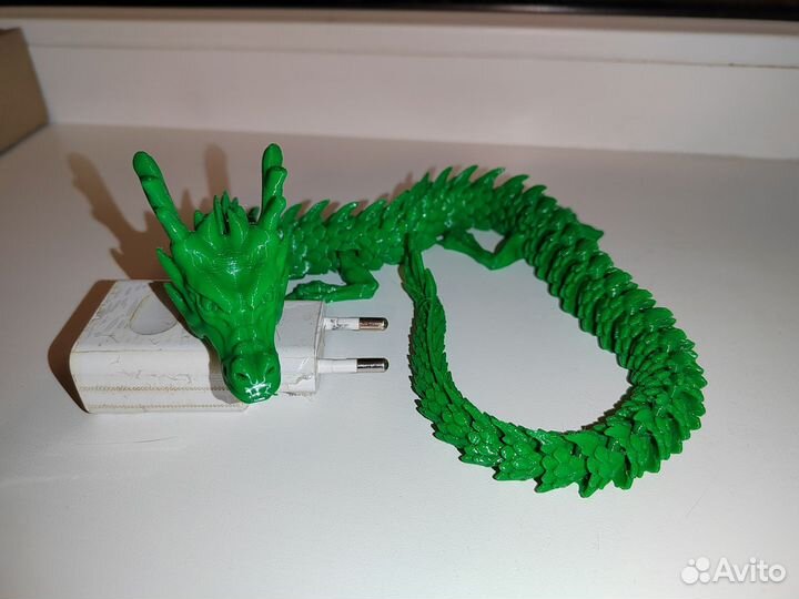 Подвижный дракон игрушка антистресс 45см