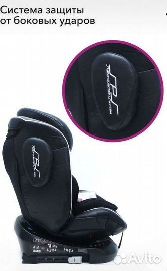Детское автокресло от 0 до 36 кг поворотное