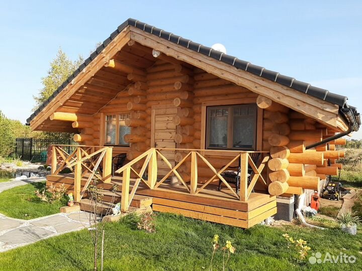 Срубы бань, дома с доставкой, монтажом и отделкой