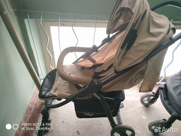 Коляска прогулочная Indigo Sigma (Всесезонная )