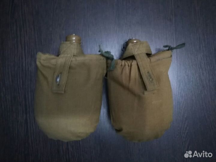 Фляга армейская с чехлом