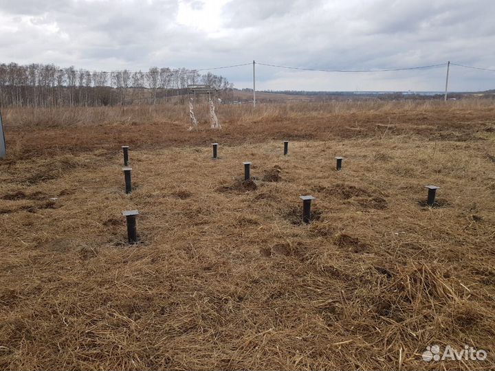 Винтовые сваи, свайный фундамент