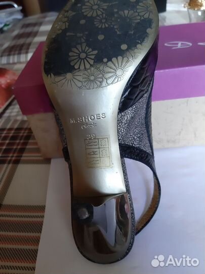 Туфли босоножки 38(24,5 см)натур кожа Mùnz Shoes