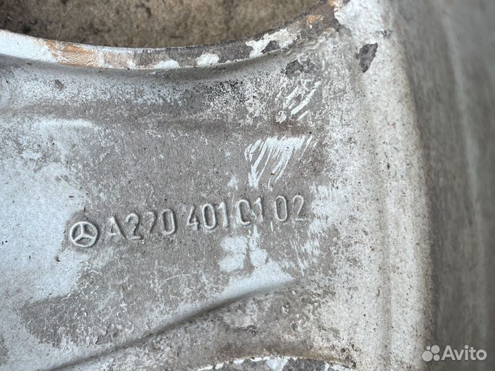 Диски с резиной на mercedes r16