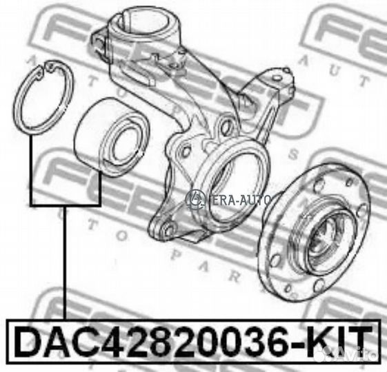 Febest DAC42820036-KIT Подшипник ступицы DAC42820036-KIT