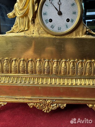 Часы каминные бронза 19 век