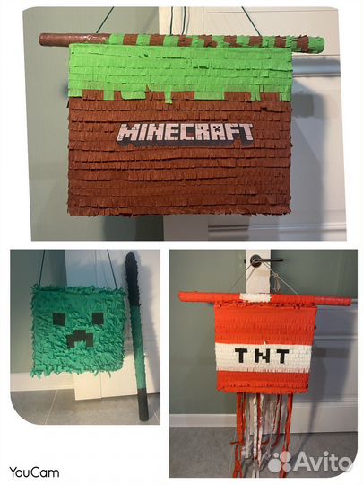 Пиньята Майнкрафт
