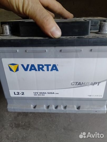 Аккумулятор varta 60