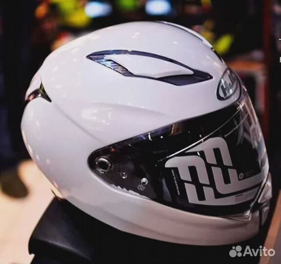 Мотошлем HJC F70 pearl white