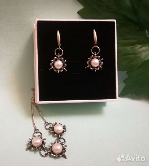 Серьги мельхиор