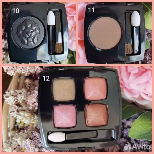 Тени для век. Румяна Компактные