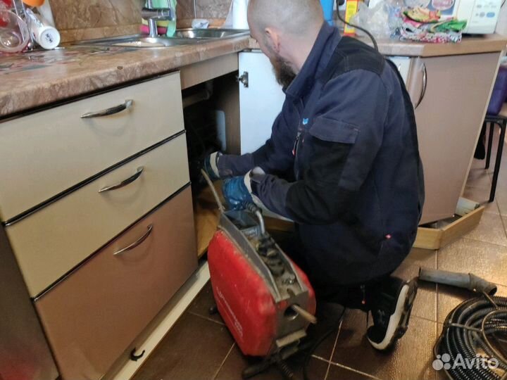 Прочистка канализации, устранение засоров