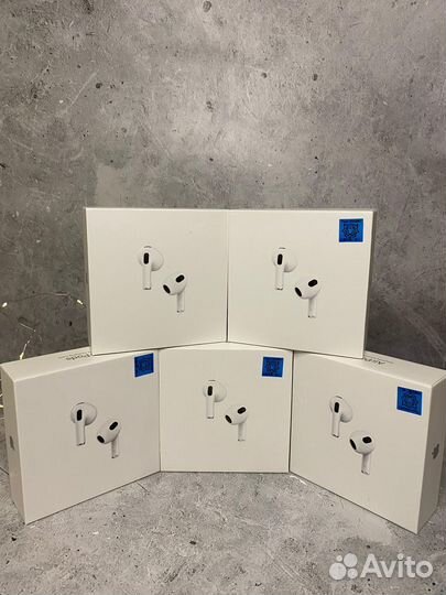 Наушники Apple AirPods 3 airoha (премиум качество)