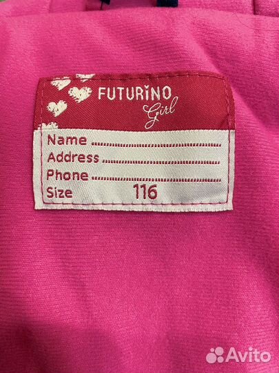 Зимний комбинезон для девочки 116