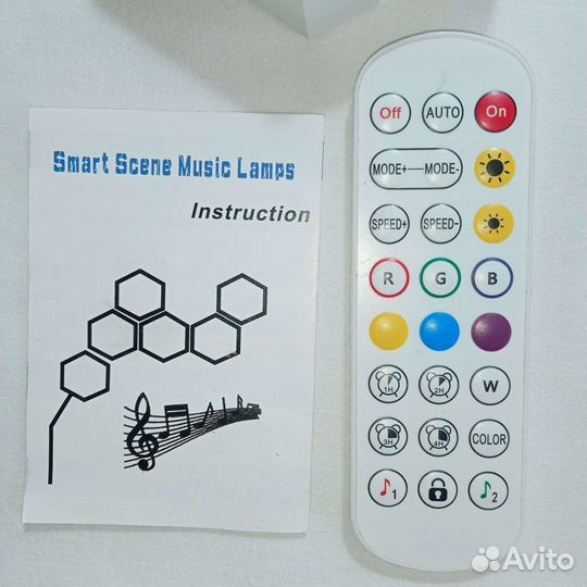 Цветной музыкальный светильник