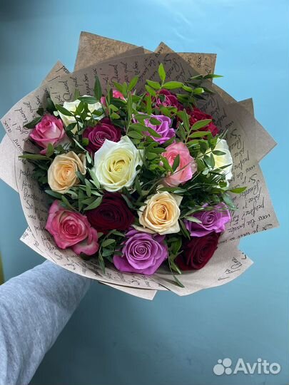 Цветы розы и букеты с доставкой 24