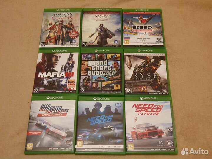 Xbox One, Xbox Series S, X много игр на русском яз