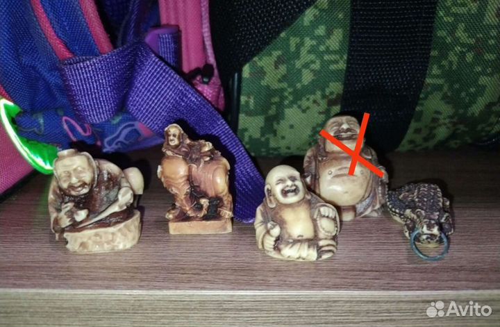 Нецке 4 шт, цена за 1 шт