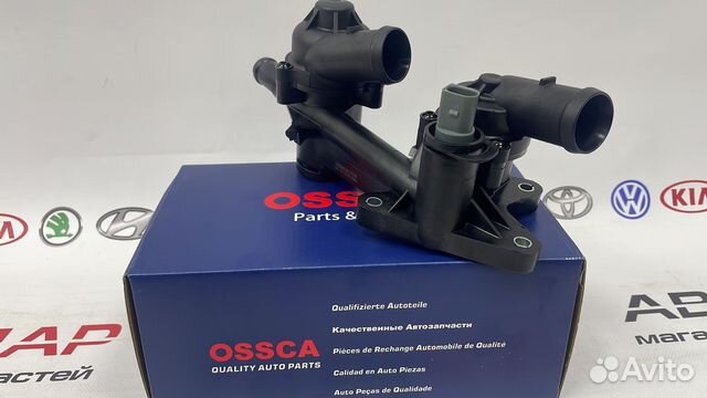 Корпус термостата в сборе Skoda Rapid 2012-2017