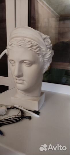 Гипсовая голова 38 см