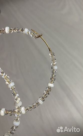 Серьги кольца