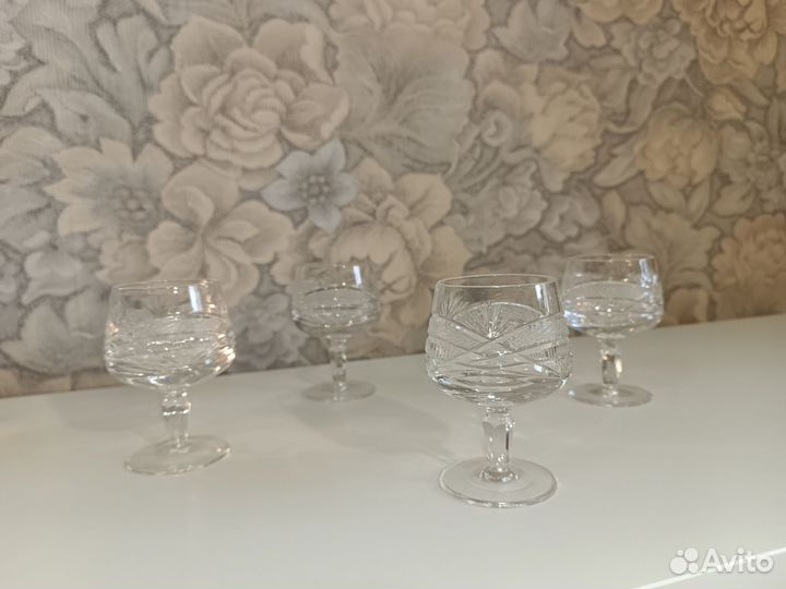 Хрустальные фужеры ГДР