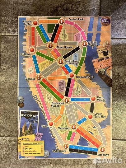 Настольная игра Ticket to Ride New York Board Game