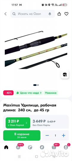 Удочка спиннинг