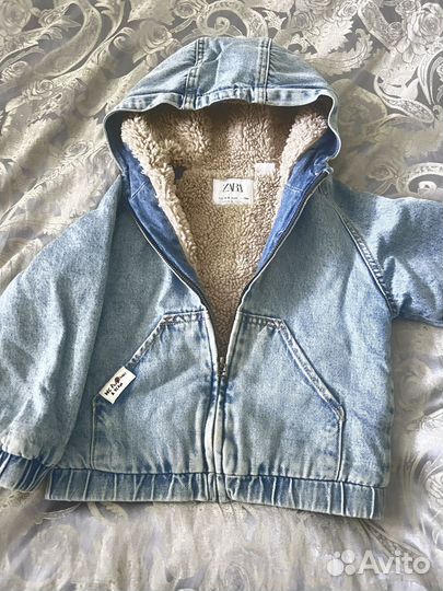 Куртка утепленная zara 104