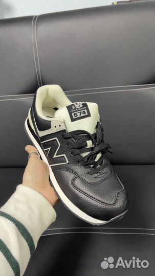 Кроссовки New Balance 574 кожаные