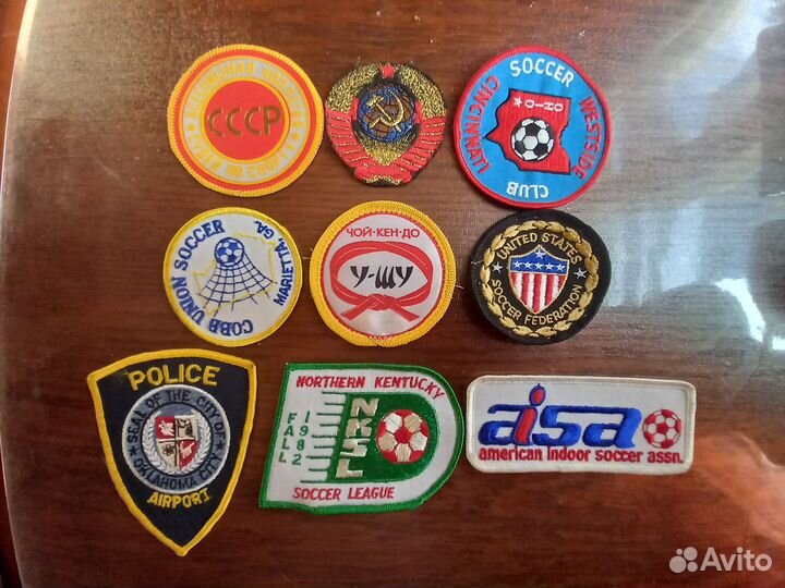 Лот нашивок на спортивную форму - СССР и США