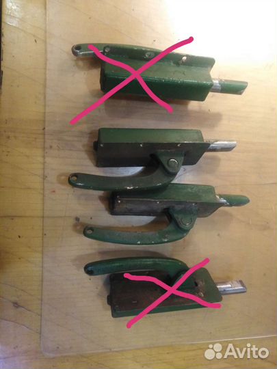 Защёлки для ворот гаража нержавейка цена за все