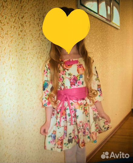 Платье для девочки 8-9 лет