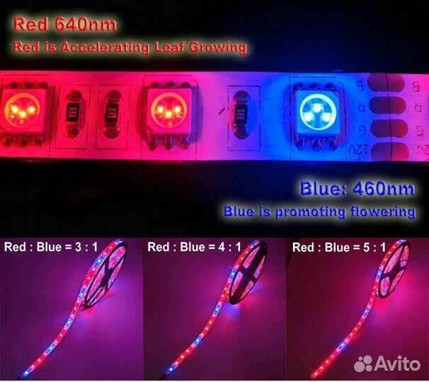 Фитолента LED для растений