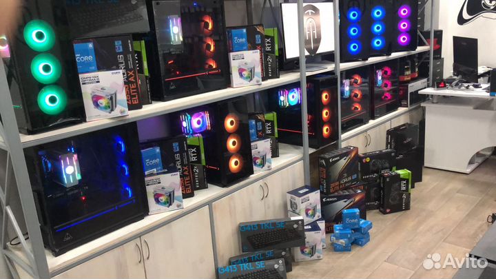 Игровой компьютер i3 10100F/SSD 500Gb/GTX 1660S