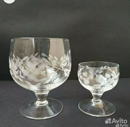 Новые Бокалы Гусь хрустальный рюмки в коробке