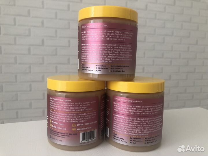 Alaffia кастард для кудрявых волос