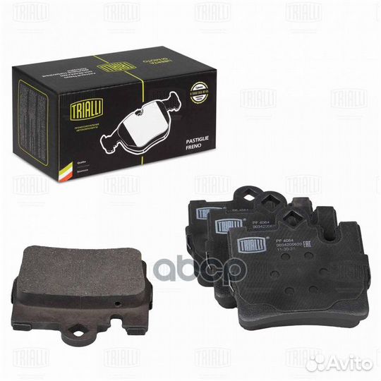 Колодки тормозные MB W220 98/C215 99- диск. задн