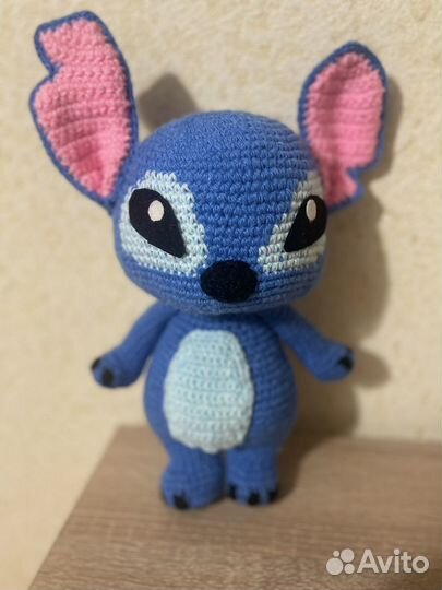 Вязаная игрушка Стич