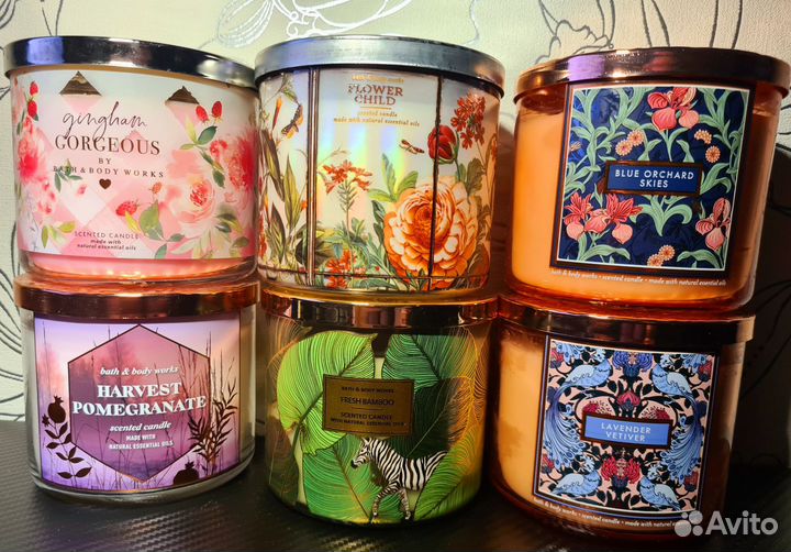 Свечи Bath&Body Works