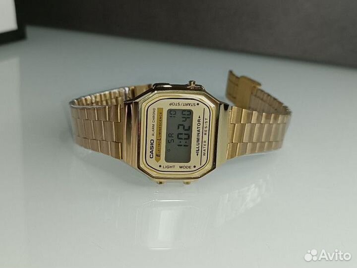 Часы мужские Casio Vintage золотые