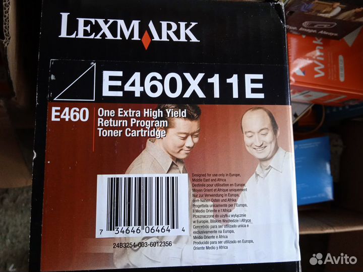 Картридж Lexmark E460X11E, черный (оригинал)