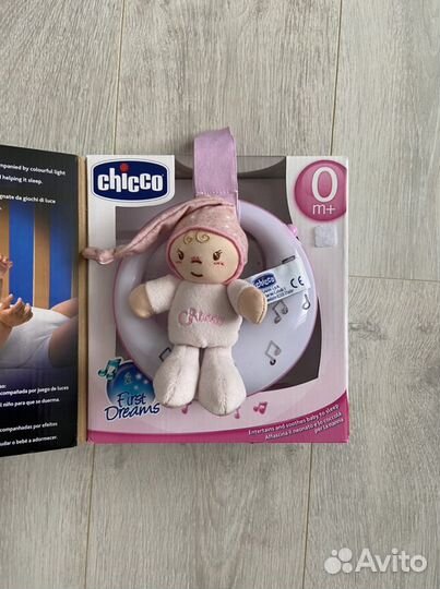 Музыкальная подвеска ночник chicco