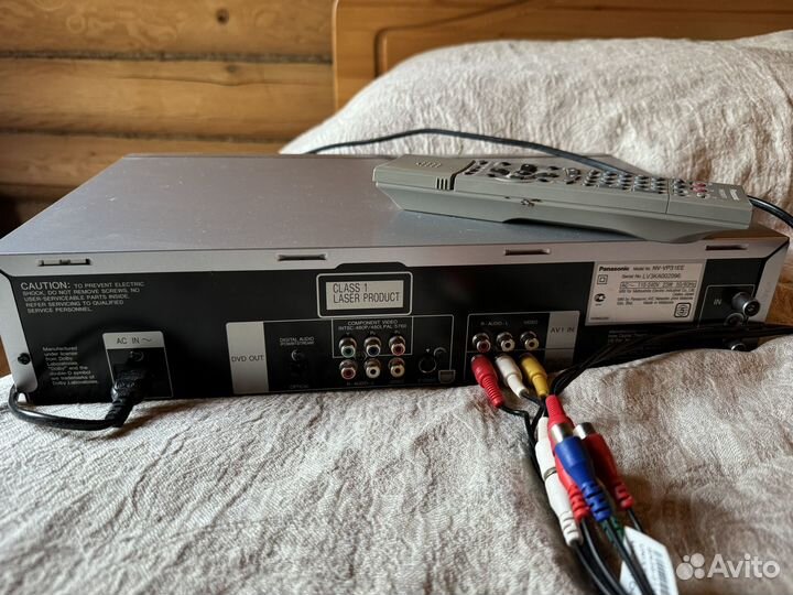 Видеомагнитофон dvd и vhs panasonic