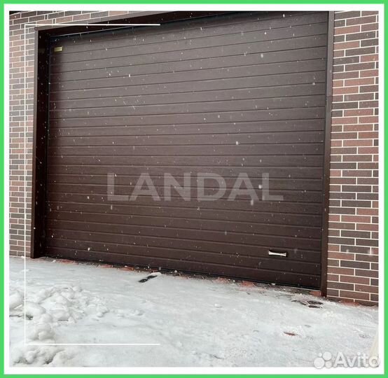 Секционные подъёмные гаражные ворота