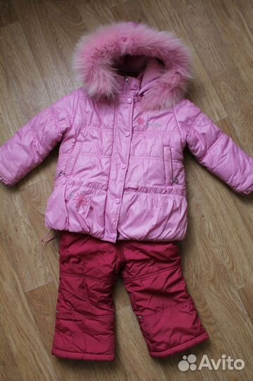 Зимний комплект на девочку 92