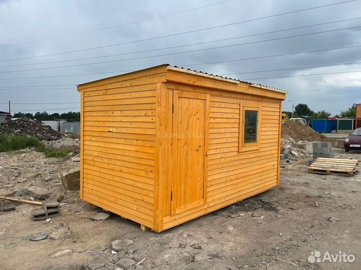 Бытовка вагончик из дерева