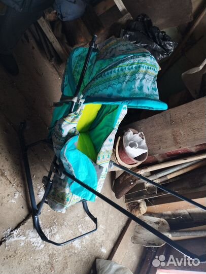 Коляска санки