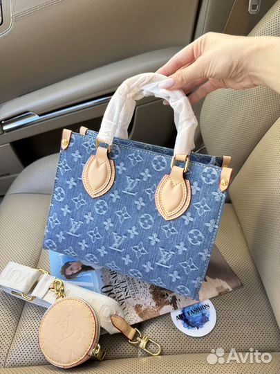 Сумка Louis Vuitton Onthego PM Denim