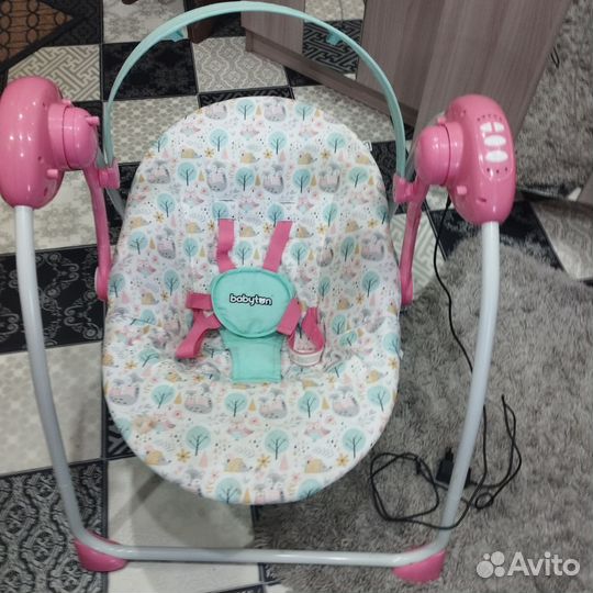 Детские электронные качели для новорожденных
